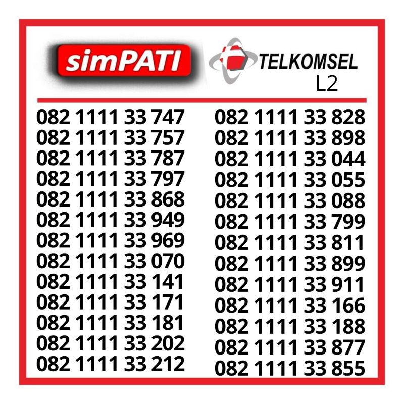 Nomor Cantik Simpati 4g Lte Murah Telkomsel