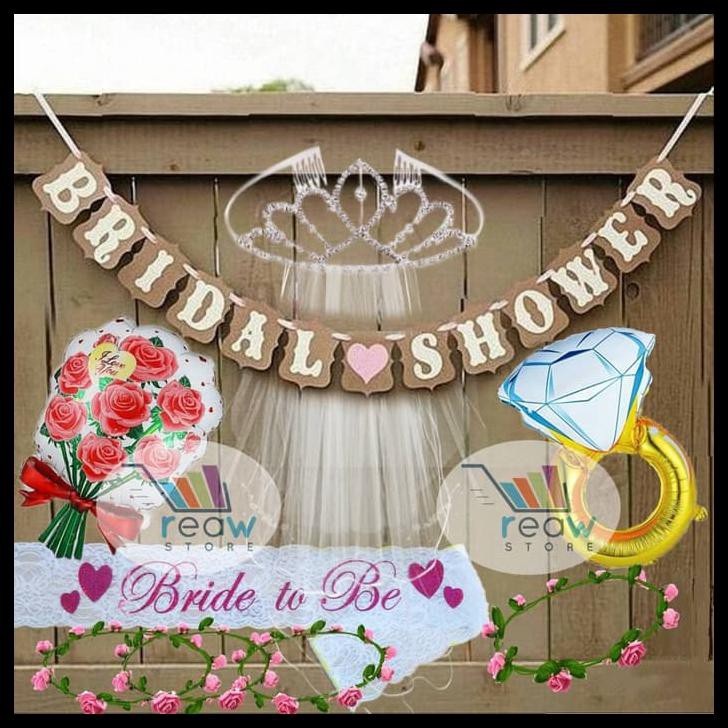 Paket Dekorasi Hiasan Bridal Shower / Bride To Be 02