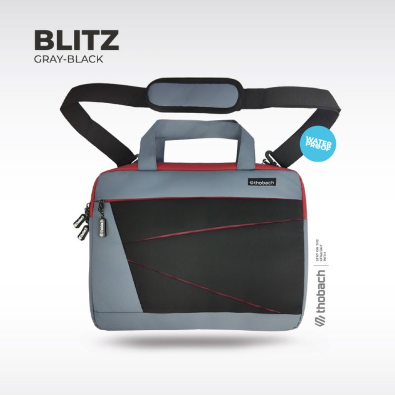 THOBACH-LAPTOP BAG WATERPROOF BLITZ TAS LAPTOP SELEMPANG