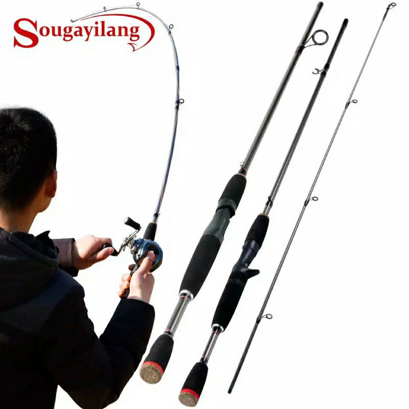 5-10LB Spinning Rod Casting Fishing Pole Joran Pancing 1.8M