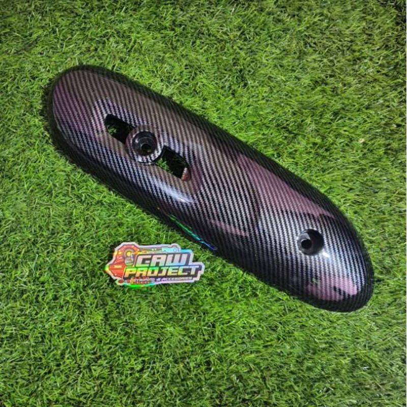 Tameng Knalpot Carbon Scoopy
