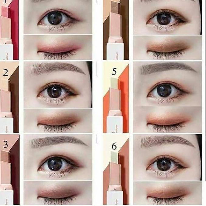 ✰KZL✰ NOVO EYESHADOW GLITTER WATERPROOF 2 IN 1 / NOVO GLITTER EYESHADOW STICK