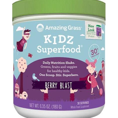 

Amazing Grass Kidz SuperFood® Drink Powder Berry Blast 180gr