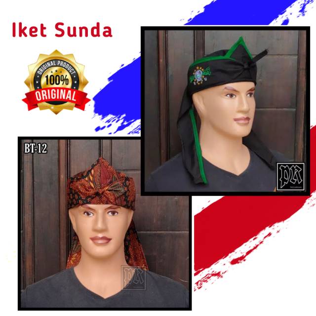 IKET SUNDA MOTIF BATIK BLANGKON TOTOPONG UDENG TRADISIONAL SUNDA CIREBONAN PRAKTIS BELANGKON SUNDA