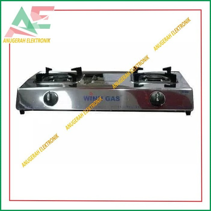 WINN GAS kompor gas 2 tungku stainless W 288