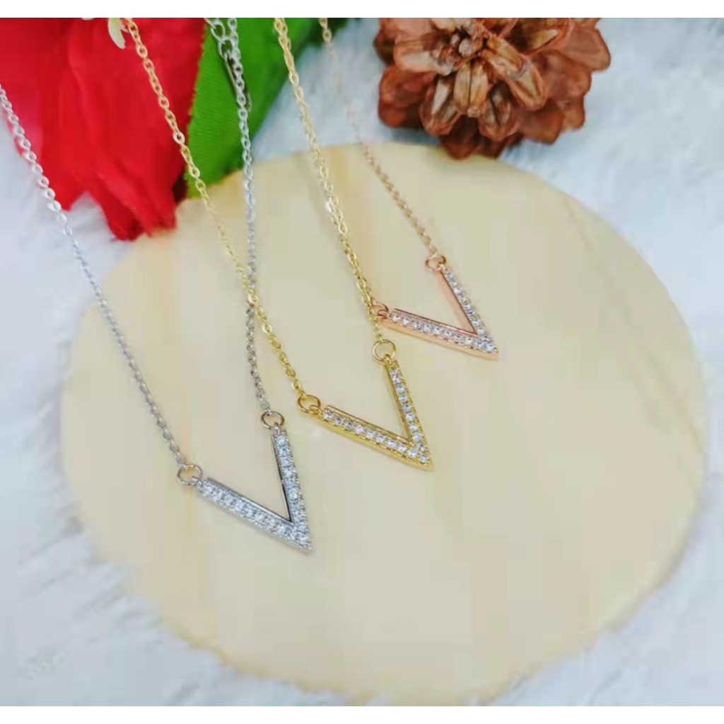 Kalung Titanium Permata Perhiasan Fashion B123-125