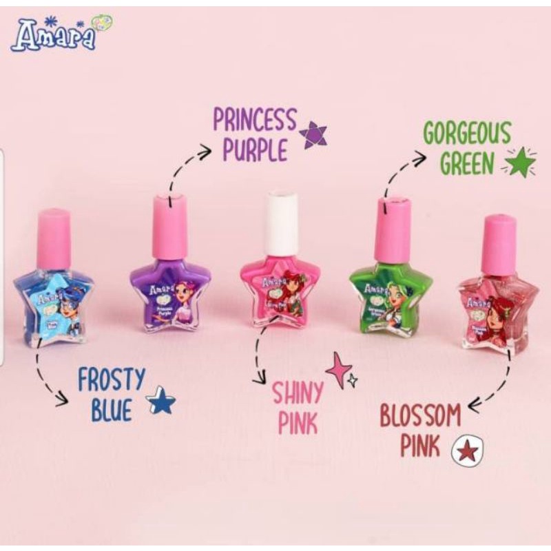 Amara nail polish(kutek anak) EXP Juni 2027