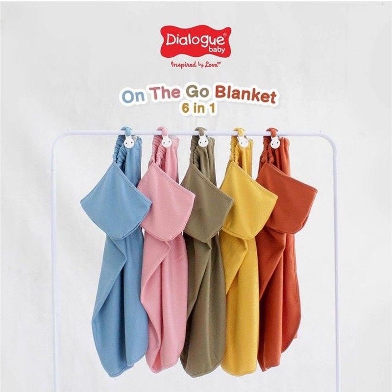 Dialogue Baby On The Go Blanket 6 in 1 Selimut Bayi 6 Fungsi DFB0044 Dino Fun Series - DGB3221 DGB3309