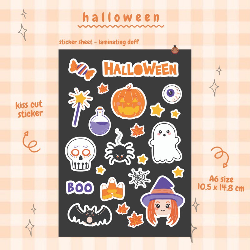 

[Last Stock] Sticker Sheet Halloween
