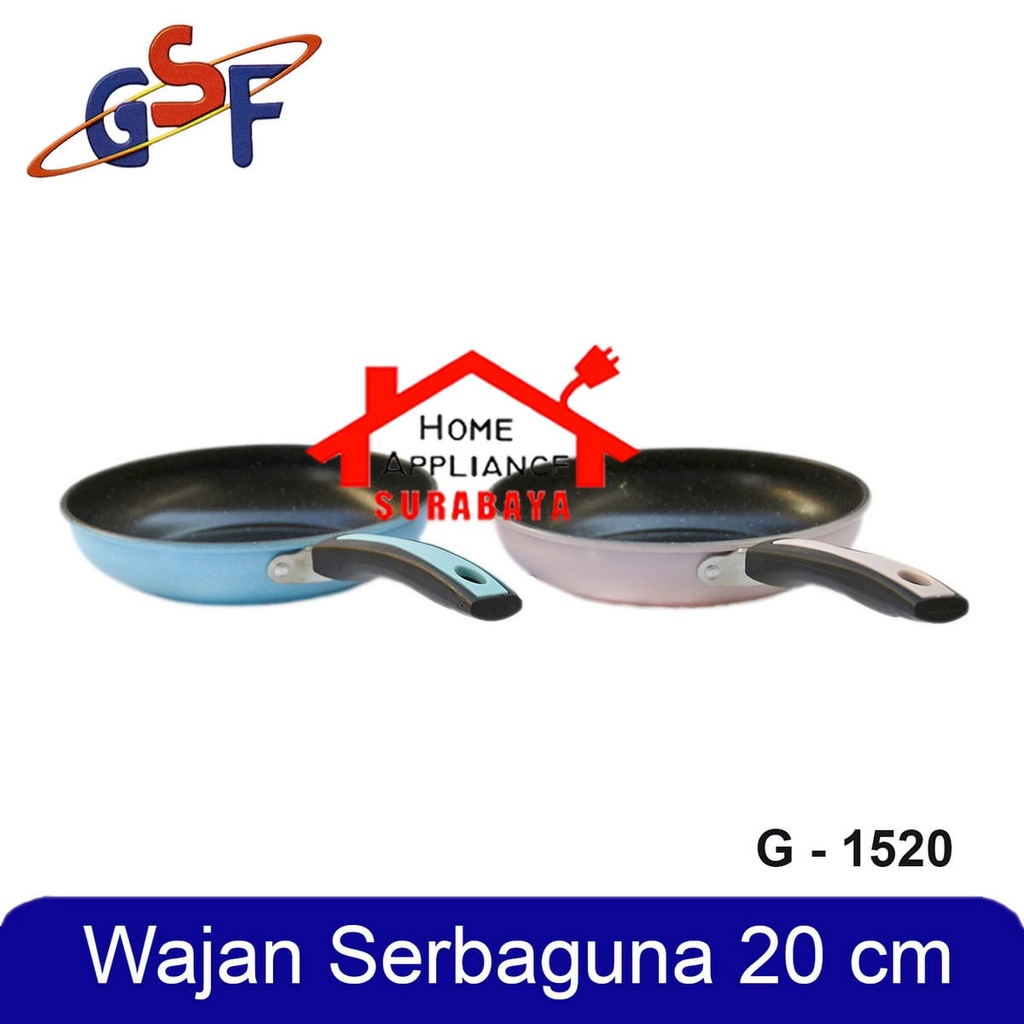 Panci Frypan Teflon 20 CM - Fry Pan 20CM Anti Lengket Non Stick GSF G 1520