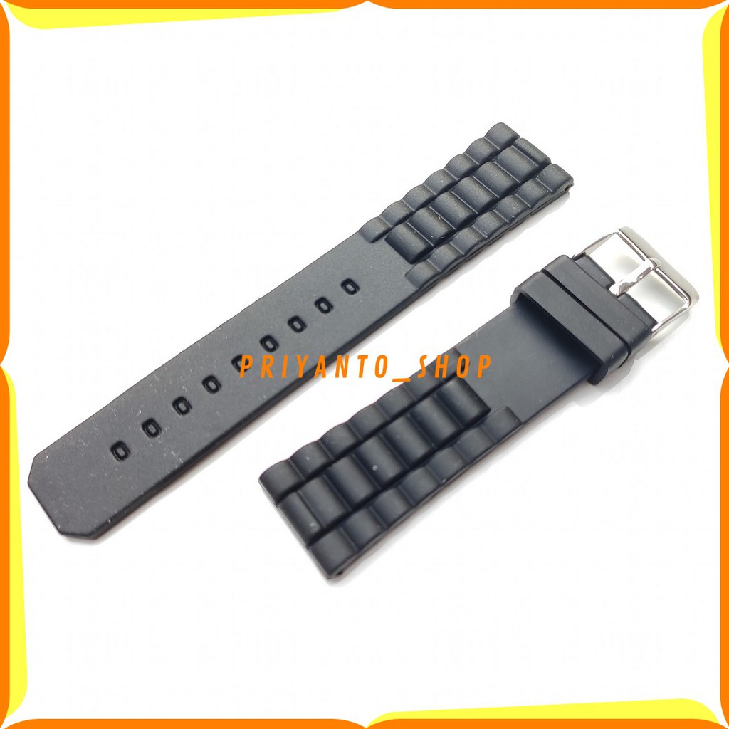 Strap Tali Jam Rubber Watch 22mm Tali Jam Tangan Universal 22MM Free Pen Termurah