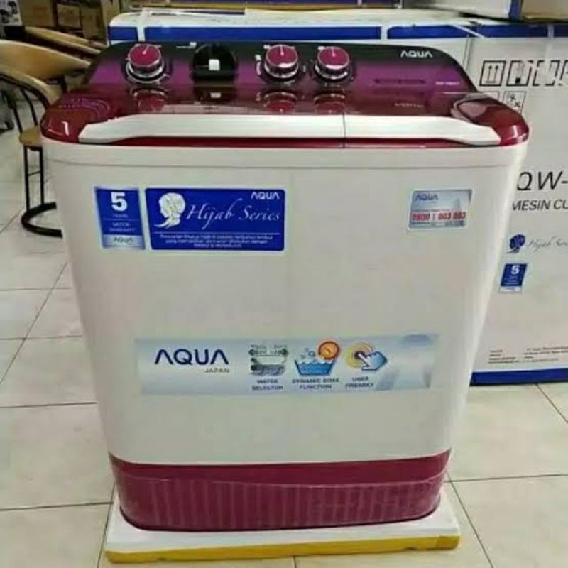 AQUA QW-780XT Mesin cuci 2 Tabung 7kg  Harga Murah, Fitur Lengkap, Garansi Lama 7 Tahun Pati Kudus J
