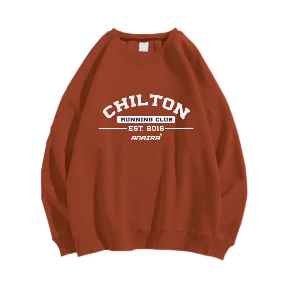 CHILTON SWEATER CREWNECK PRIA WANITA Size M-XXL ANAIRA