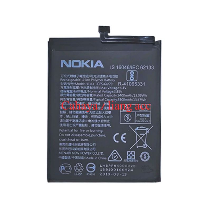 BATERAI NOKIA 7 1 PLUS HE363 BATTERY NOKIA HE363 ORI