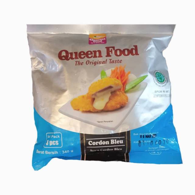 

Queenfood cordon bleu 3s 340gr
