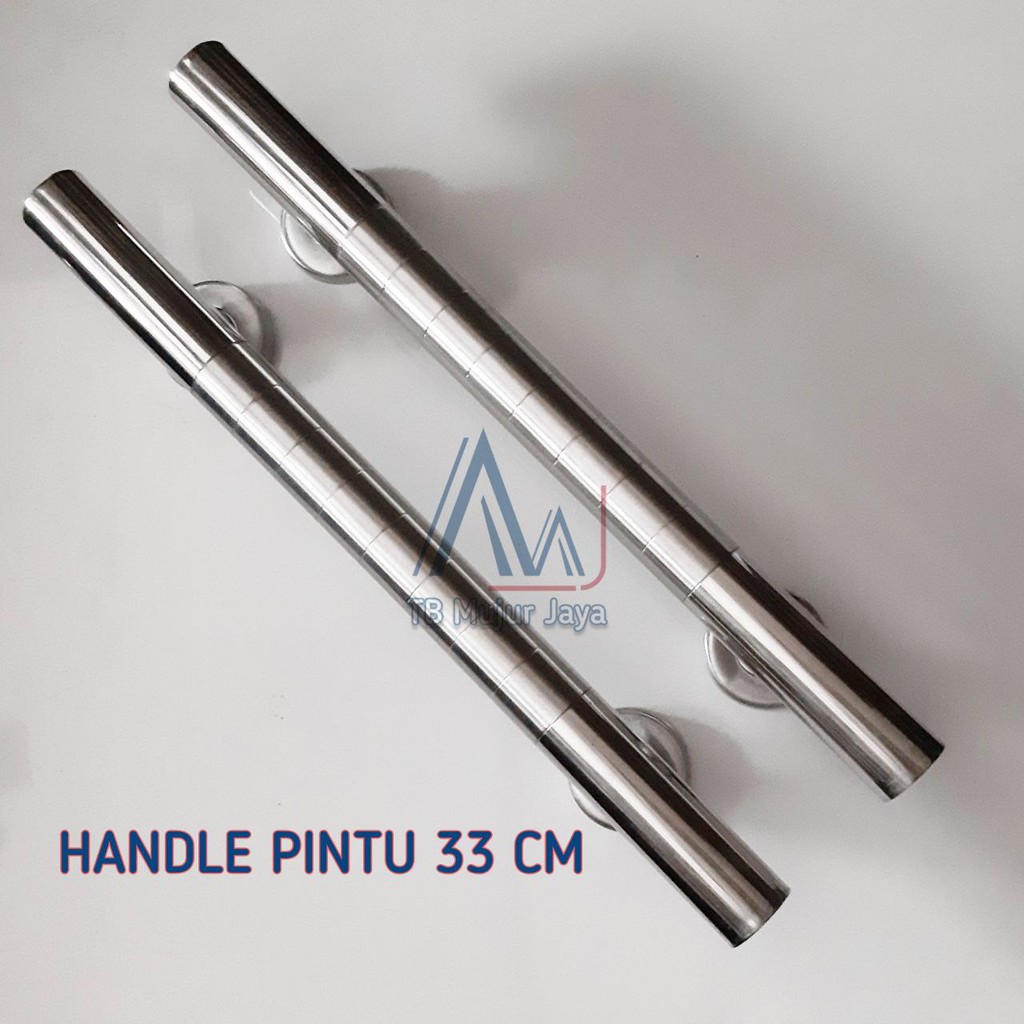 Handle Gagang Pegangan Pintu Stainless Minimalis Silinder 33 cm