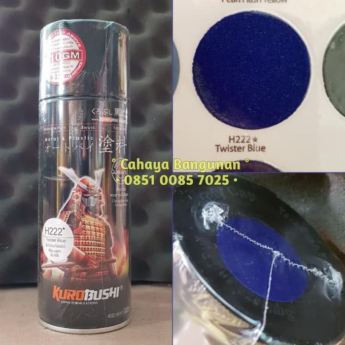 SAMURAI PAINT TWISTER BLUE H222* H 222* BIRU DONGKER METALIC METALIK TERLARIS