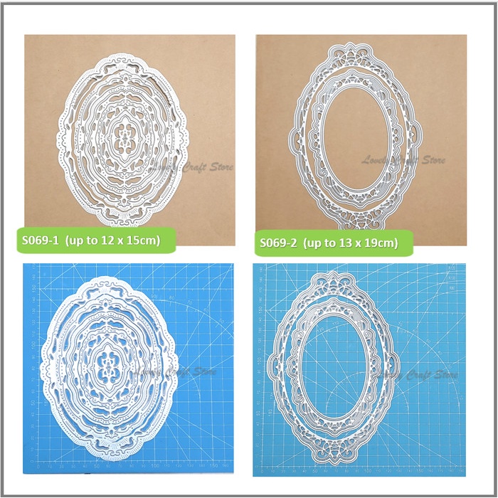

Promo Metal Cutting Dies #69 - Oval Lace For Card Stencil Scrapbook Mahar Gilaa!!!