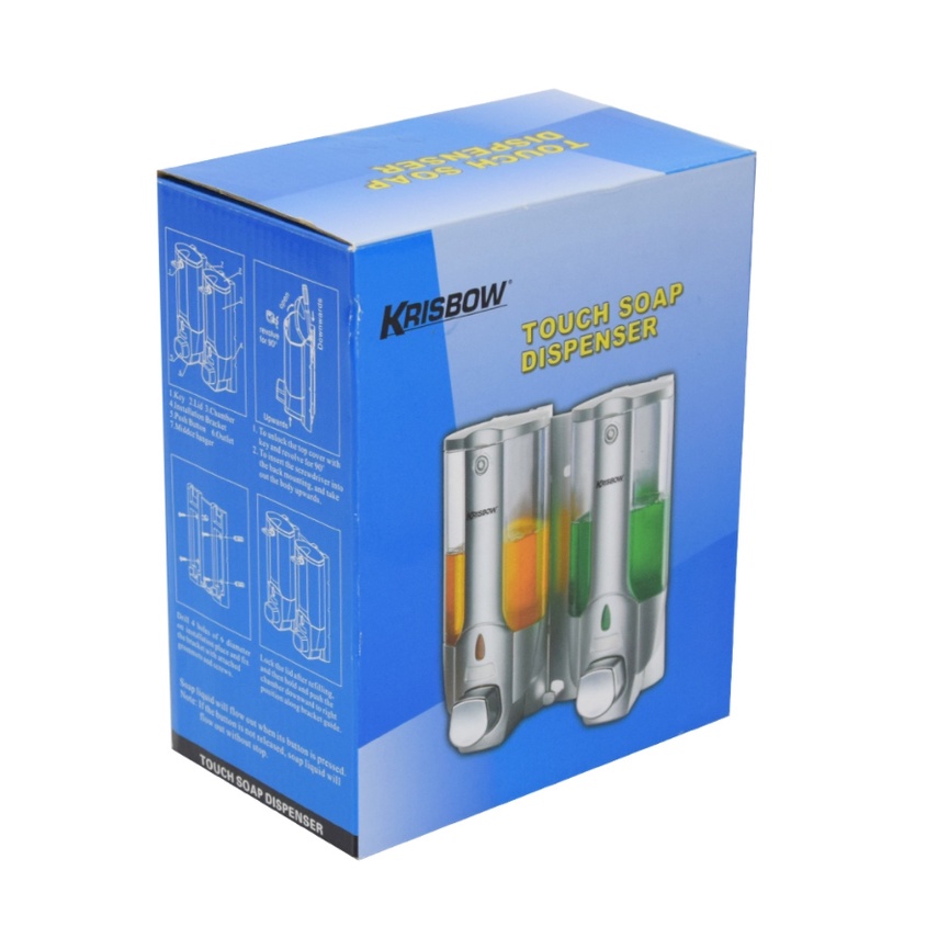 DISPENSER SABUN CAIR ISI 2 / SOAP DISPENSER SET 2x380 ML / TEMPAT SABUN CAIR