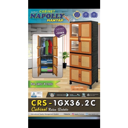 Lemari napoli gantung