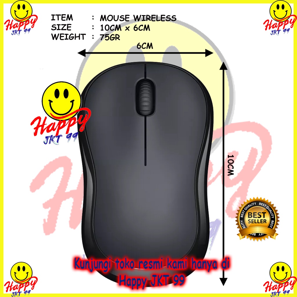 [ HAPPY JKT 99 ] MOUSE WIRELESS HIGH QUALITY