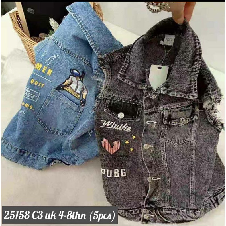 JAKET JACKET JEANS ANAK COWOK LAKILAKI IMPORT