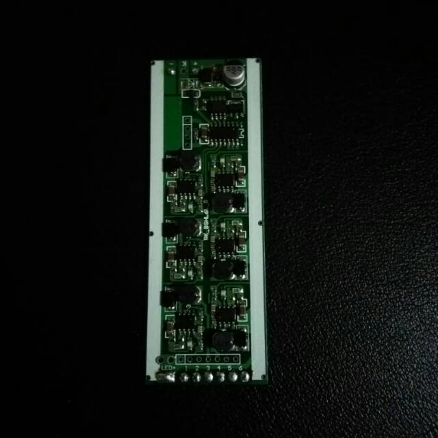 Modul Strobo 6 jalur 16mode kedip / kedipan Strobo bus malam. Modul Strobo non RGB