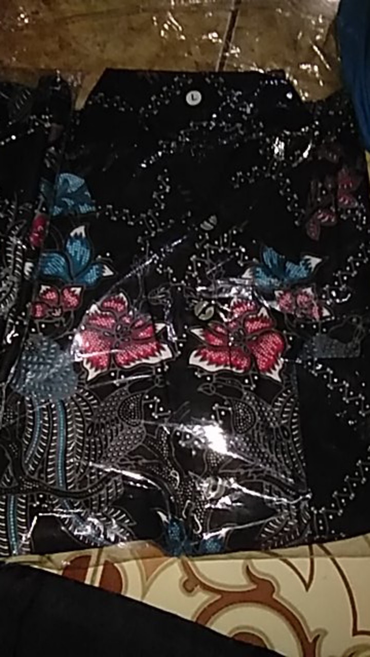 Batik Couple Keluarga Sania Ruffle Ori Ndoro Jowi Dnt Sogan Motif Kembang Jaring