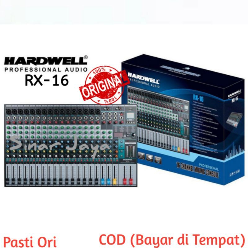 HARDWELL RX16 RX 16 MIXER 16 CHANNEL FULL, ORIGINAL PRODUCT