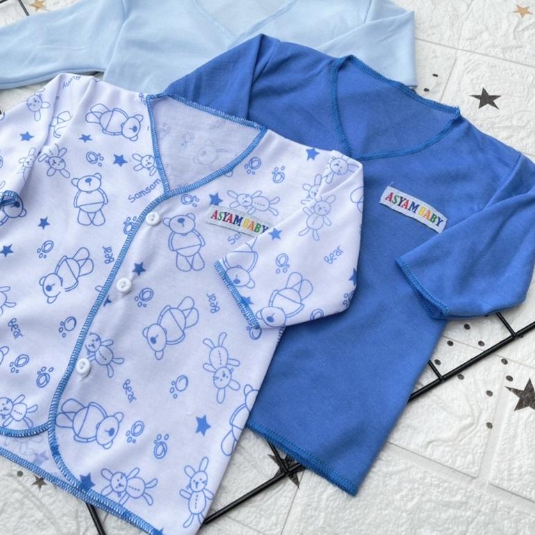 Baru Restok 3 PCS Baju Bayi Lengan Panjang Baju Bayi Baru Lahir Baju Bayi Newborn Baju Bayi Cewek Ba