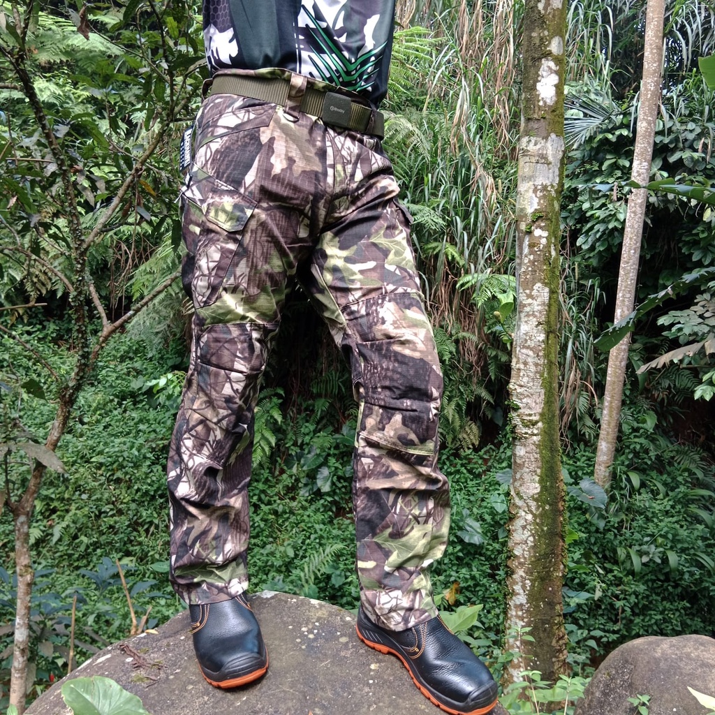 TERBARU Size 28-42 Celana Panjang Camo Blackhawk Loreng Perbakin Tactical Outdoor Trendy Murah Berkualitas