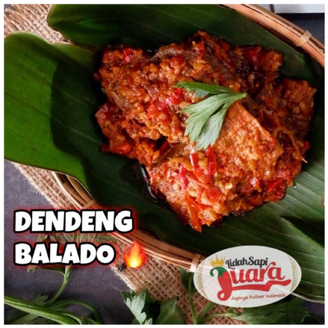 Dendeng Sapi kemasan size sedang (Dendeng balado 335gr)