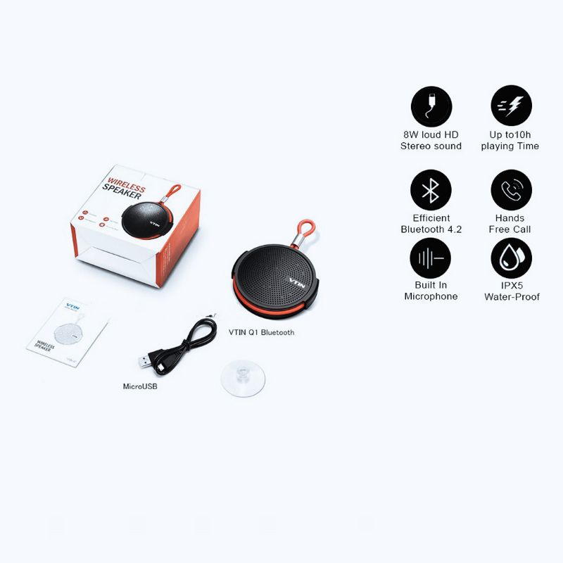 Speaker VTIN Sound Q1 Original Waterproof | Bluetooth Speaker Portable