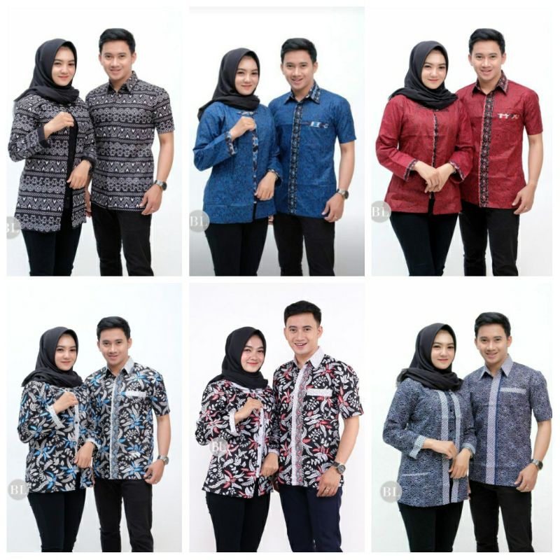 Batik Couple_ Maora Sania Ruffle Batik Couple Ori Ndoro Jowi DNT Garansi Termurah 1