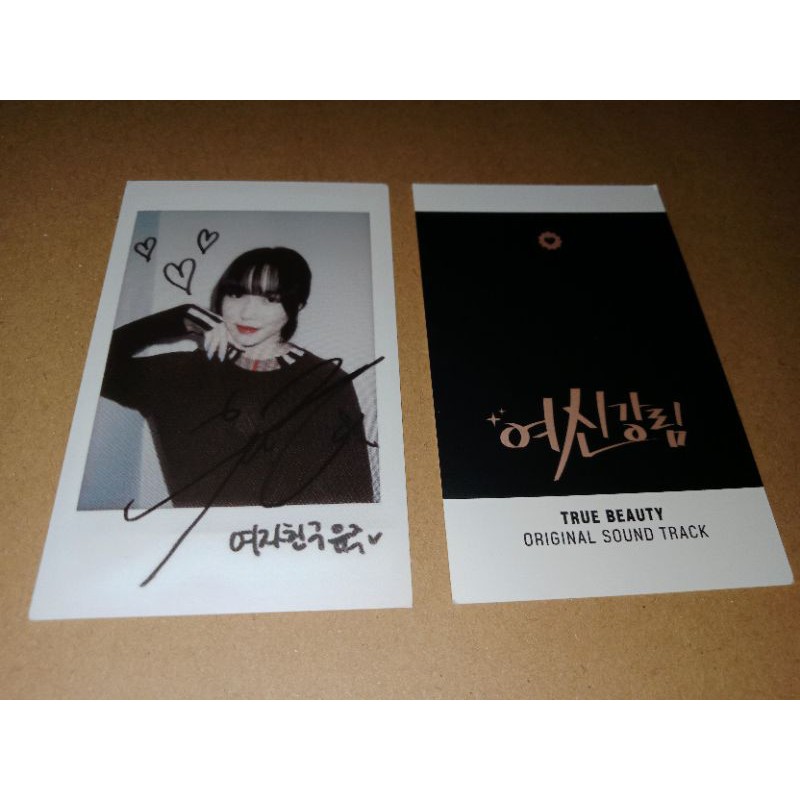 Sign Polaroid Official Resmi True Beauty Yuju Sungwoon Chani Sunjae SAya Hyojin
