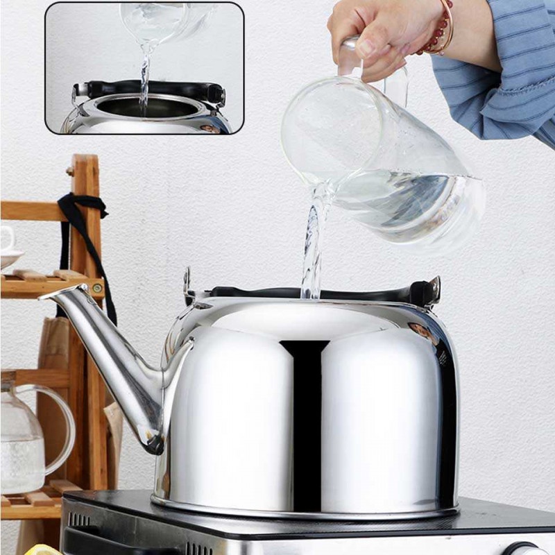 Teko Air Bunyi Stainless Steel 4 Liter Ceret Memasak Water Kettle