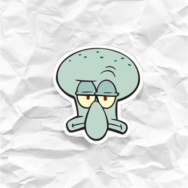 Sticker Squidward Tentakel | Stiker Squidward Spongebob Squarepants