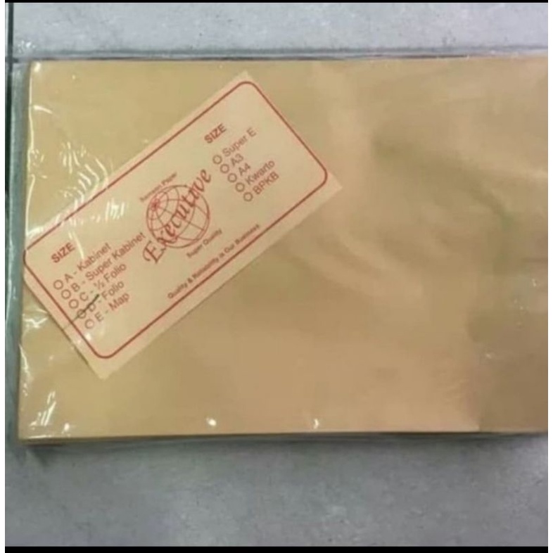 

AMPLOP COKLAT FOLIO