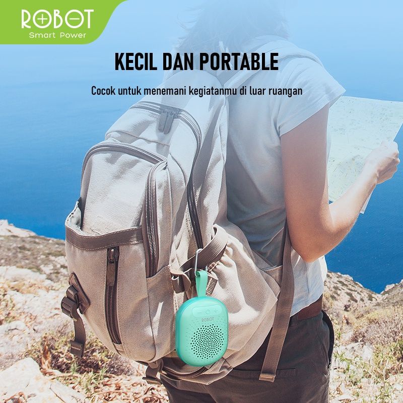 Robot RB20 Speaker Bluetooth Kecil dan Portable