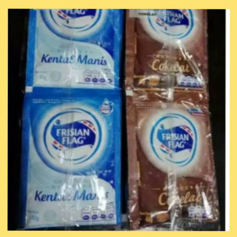 

FRISIAN FLAG SUSU KENTAL MANIS RENCENG ISI 6 SACHET