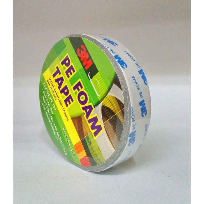 

Eklusif 3M Double Sided Pe Foam Tape 1600 Tg , Ukuran 24 Mm X 4 M Limited