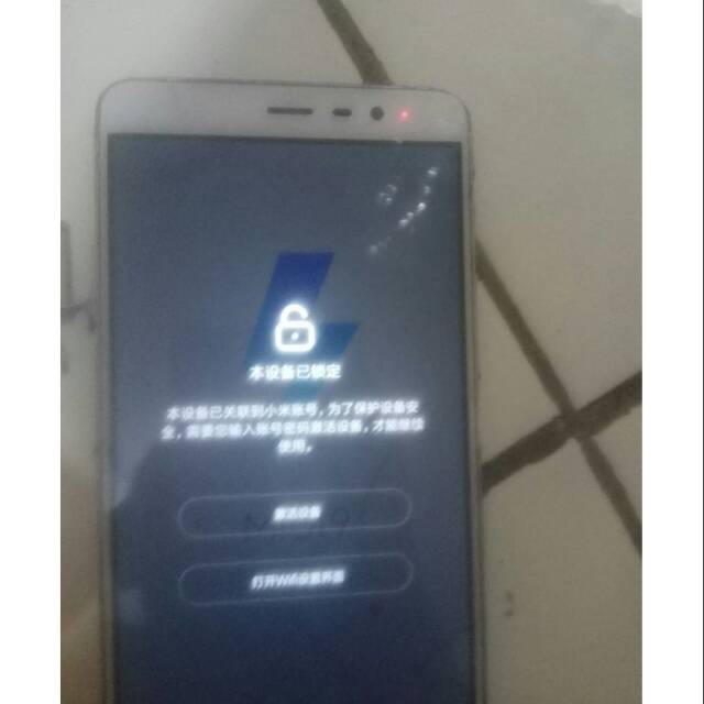 Hp xiaomi note 3 ram 3/32 minus akun mi terkunci