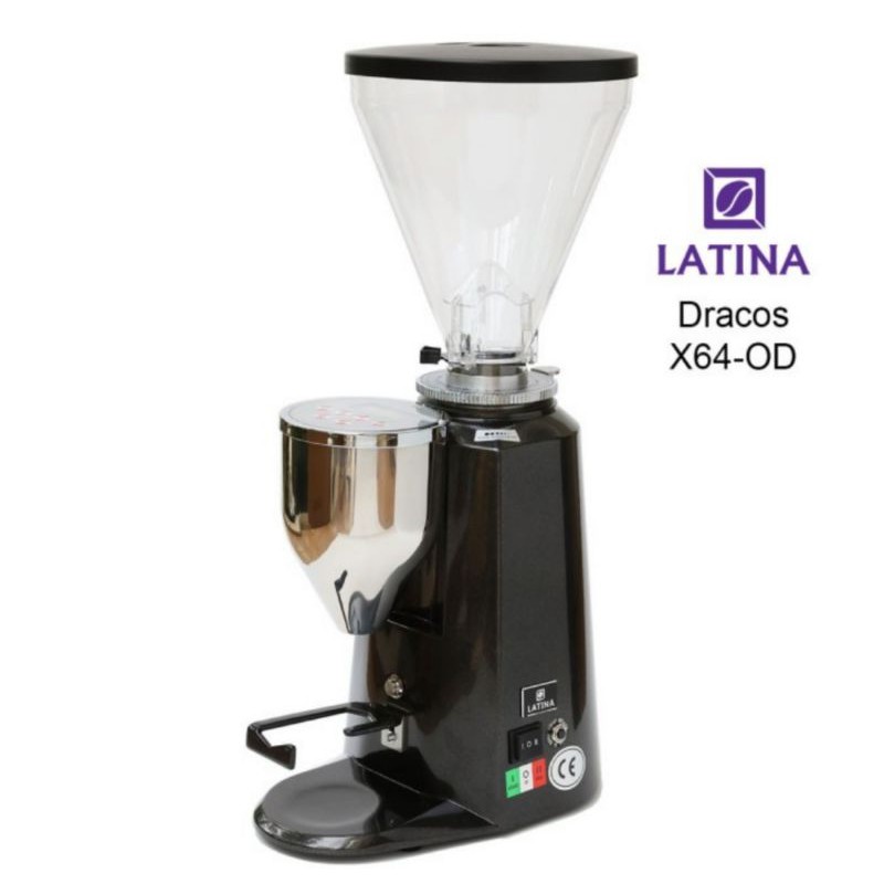 Latina X64-OD Dracos espresso coffee grinder automatic on demand