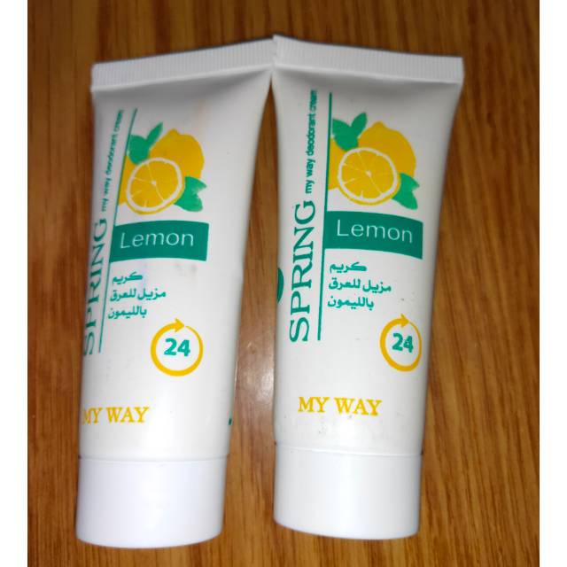 Spring My Way Deodorant Cream Aroma Lemon
