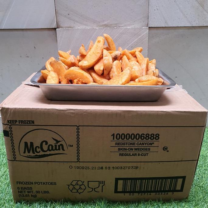 

MC CAIN POTATO WEDGES SPICY 5Lb (pack 2.2kg) TERLARIS