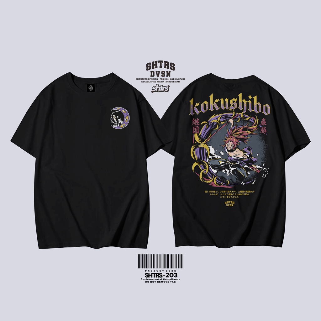 kokushibo kimetsu no yaiba nezuko kaos demon slayer baju anime manga jepang