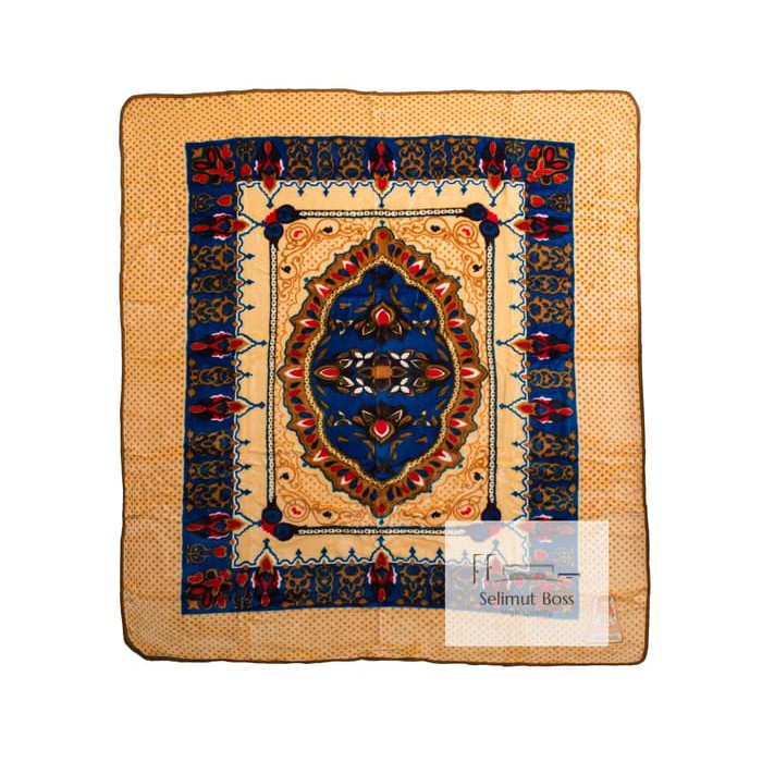 Terlaris Selimut Bulu Halus Tebal Batik (Cardinal) 220 x 240 cm