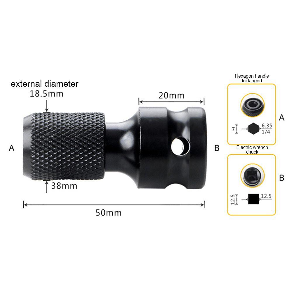 Solighter Kunci Sok Adapter Universal Adaptive Hand Tools Sleeve Alat Konversi Socket Converter