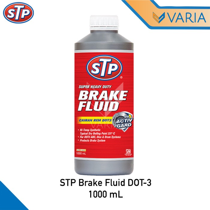 STP Brake Fluid DOT-3 1000 ml 1 L ActivGard Minyak Oli Rem Mobil Motor