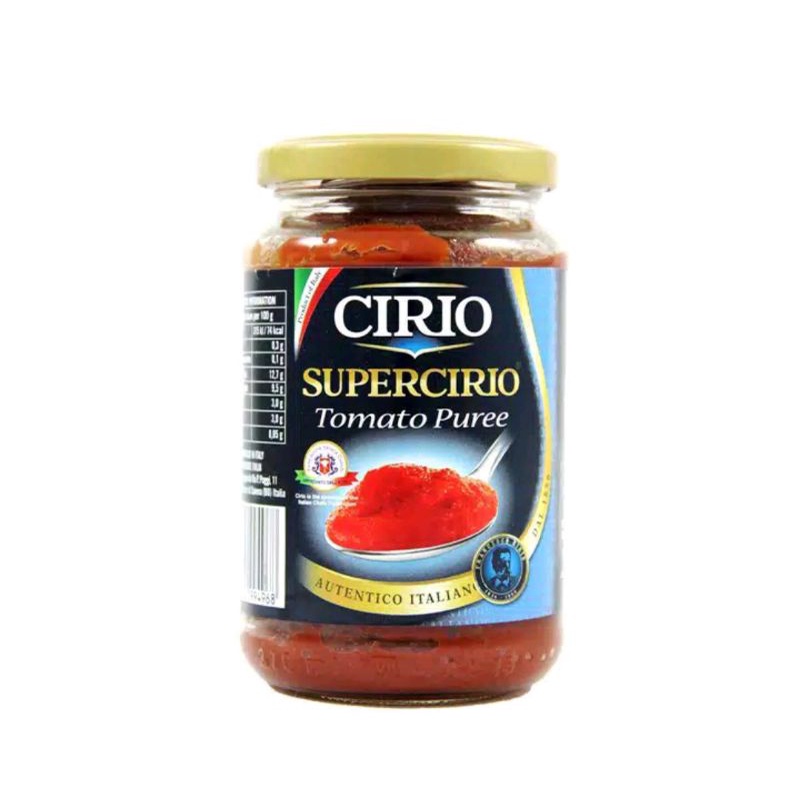 

Cirio Tomato Pure 350gr / cirio / Saus / sauce / Tomat / tomato / import